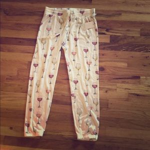 PJ salvage-Wine addict Pajama bottoms, sz small